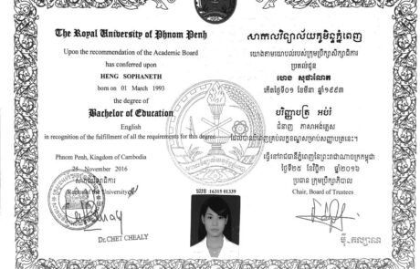 Bachelor Degree of Education Institution of Foreign Languages