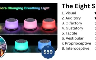 Color-changing sleep sound machines designed to support sensory regulation and relaxation for children in Phnom Penh